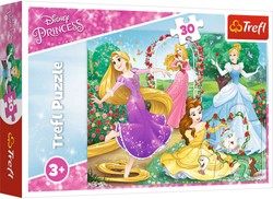 Puzzle 30 Disney Być księżniczką Księżniczki Trefl