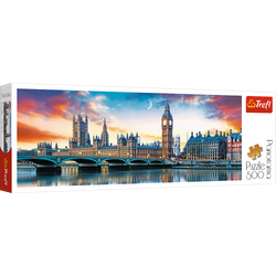 Puzzle 500 Big Ben Pałac Westminsterski Londyn Trefl