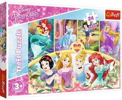 Puzzle Disney Księżniczki Magia wspomnień 24 elementy Maxi Trefl