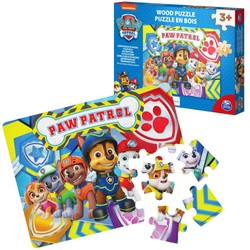 Puzzle Drewniane Psi Patrol Ekipa Paw Patrol 24 Elementy Spin Master 3+