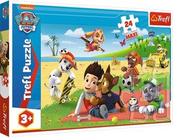 Puzzle Maxi 24 elementów Psi Patrol Zabawa na kocu