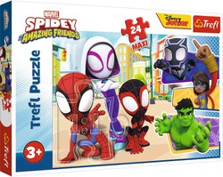 Puzzle Maxi 24 elementów Spidey i przyjaciele