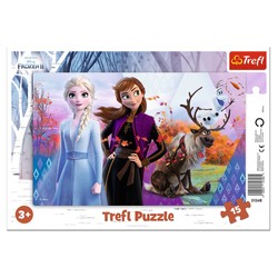 Puzzle Ramkowe Magiczny Świat Anny I Elsy Frozen Trefl