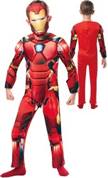 Strój karnawałowy Marvel Iron Man kostium czerwone przebranie 122-128 cm (7-8 lat)