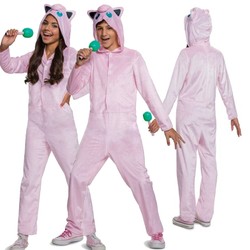 Strój karnawałowy Pokemon Jigglypuff kostium różowe przebranie 127-136 cm (7-8 lat) Kigurumi