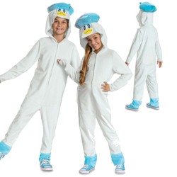 Strój karnawałowy Pokemon Quaxly kostium białe przebranie 127-136 cm (7-8 lat) Kigurumi