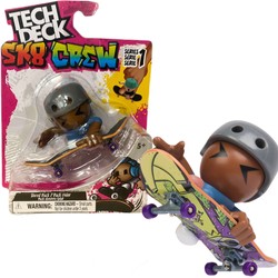 Tech Deck Sk8 Crew S1 zestaw deskorolka+figurka