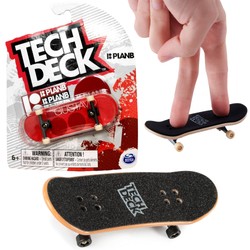 Tech Deck deskorolka Fingerboard PlanB Gustavo + naklejki