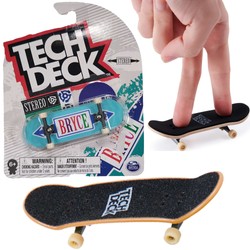 Tech Deck deskorolka fingerboard Stereo Bryce + naklejki