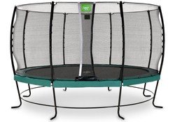 Trampolina ogrodowa z siatką zabezpieczającą Lotus Classic 427 cm zielona