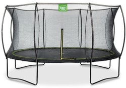 Trampolina ogrodowa z siatką zabezpieczającą Silhouette 427 cm czarna