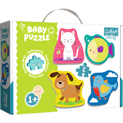 Trefl Baby Classic Grube Puzzle Zwierzątka 36074 2+