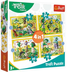 Trefl Puzzle 4w1 Wspólne zabawy Treflików