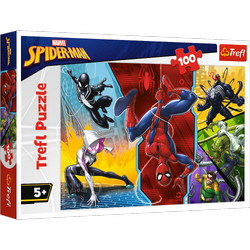 Trefl Puzzle Spider-Man do góry nogami 100 elementów