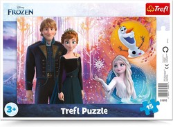 Trefl Puzzle ramkowe 15 Frozen Radosne wspomnienia Disney