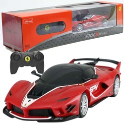 Zdalnie sterowane auto Ferrari FXX K Evo RC czerwony pojazd sportowy 1:24 Rastar