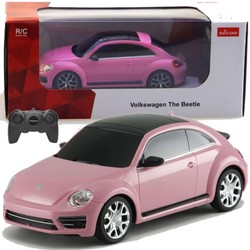 Zdalnie sterowane auto Volkswagen The Beetle RC różowy pojazd miejski 1:24 Rastar