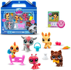 Zestaw Littlest Pet Shop Farm Besties figurki + akcesoria