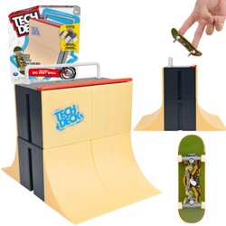 Zestaw fingerboard rampa Big Vert Wall + kolorowa deskorolka Tech Deck Spin Master