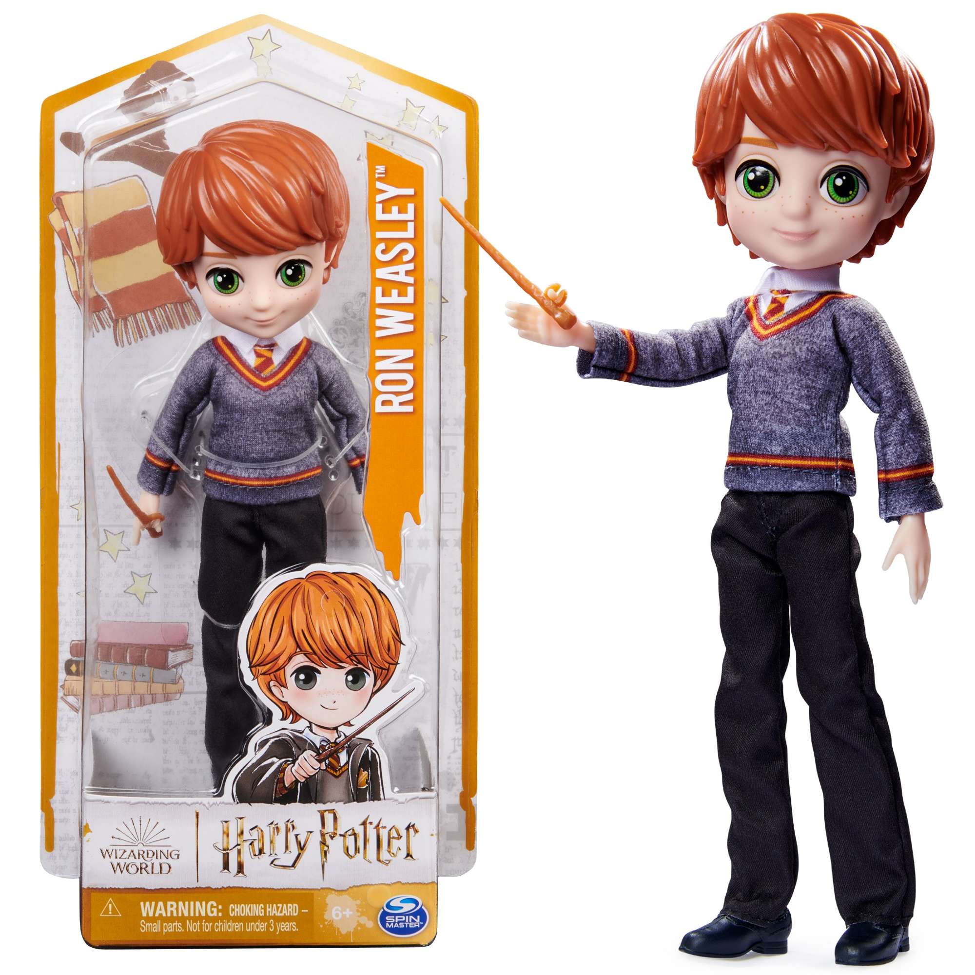 Harry Potter lalka Ron Weasley z różdżką 20 cm : Humbi.pl