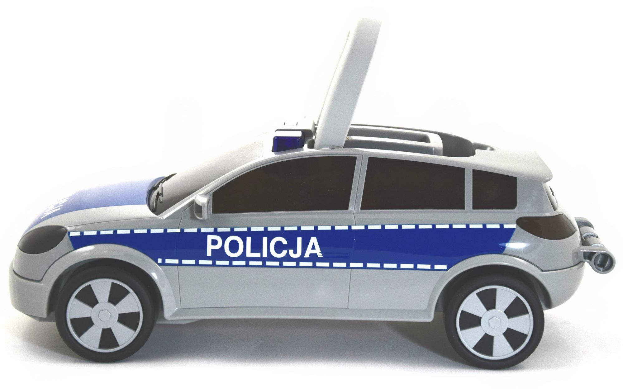 Majorette Policja Radiowóz Auto walizka na resoraki + 3