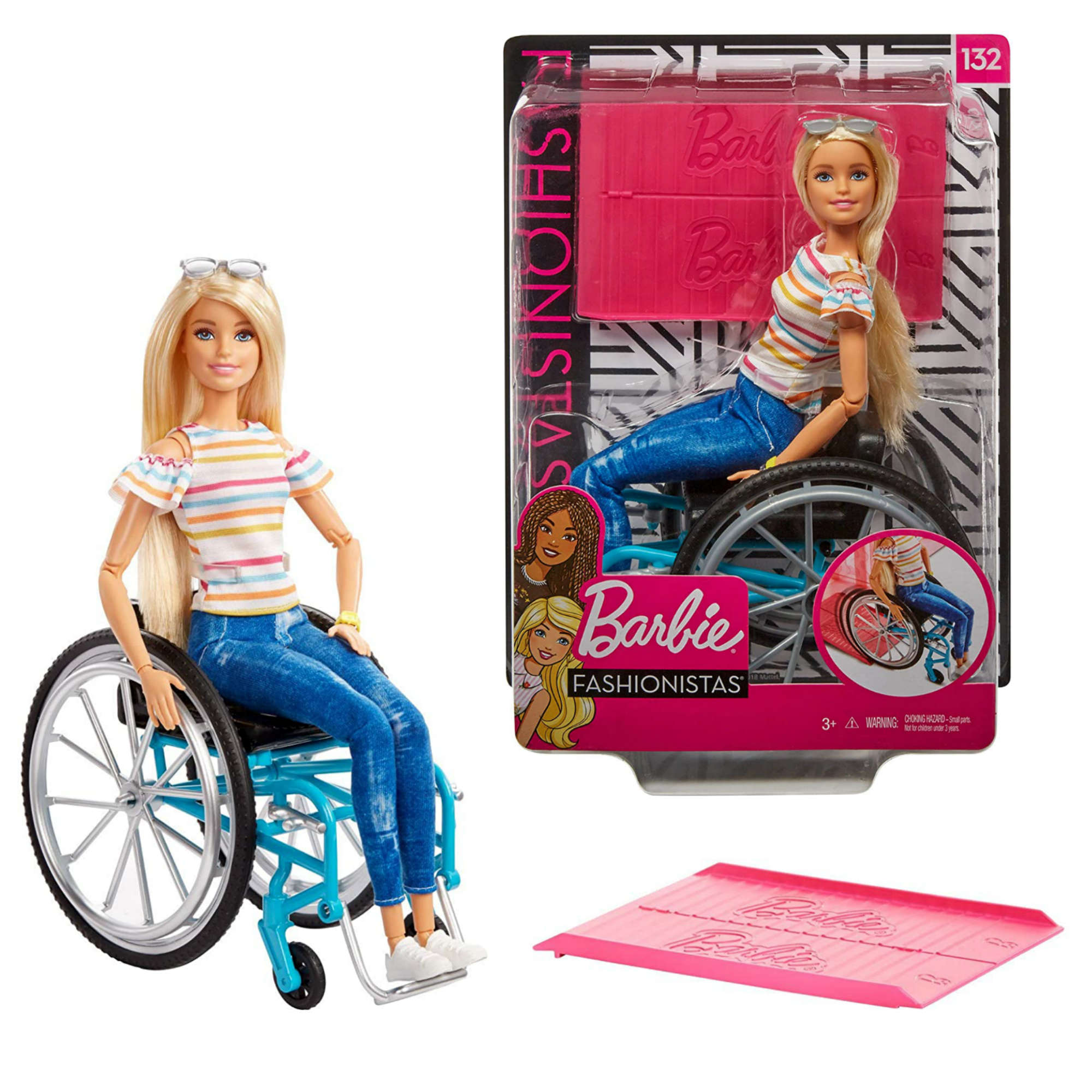 barbie na wózku inwalidzkim