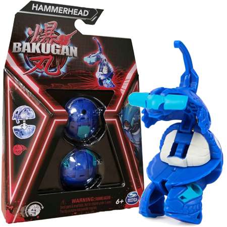 Bakugan Hammerhead Niebieska figurka bitewna transformująca + karty