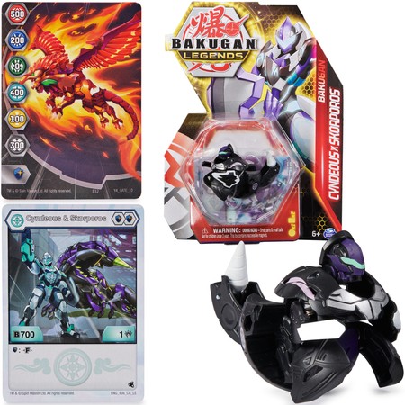 Bakugan Legends figurka Cyndeous x Skorporos i karty