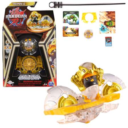 Bakugan zestaw Special Attack Pen-G Wirująca kolorowa figurka akcji + karty