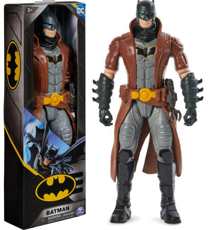 Batman duża figurka lalka w brązowym płaszczu 30 cm DC Comics 