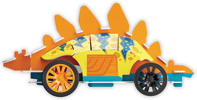 Bladez Auto kieszonkowe Mini Maker Kitz Motosaurus żółty