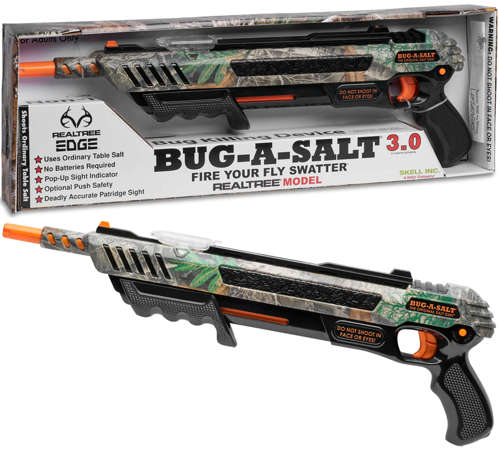 Broń na muchy komary karabinek ekologiczny na sól Bug-A-Salt 3.0 Realtree Camo BS-63-RC