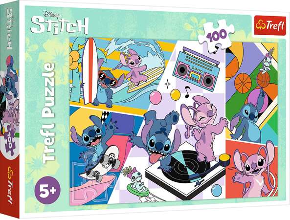 Disney Puzzle 100 elementów Lilo&Stitch Trefl