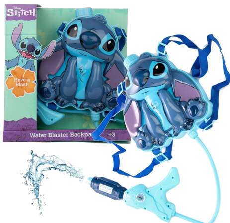 Disney Stitch Plecak Pistolet Na Wodę Miotacz Zbiornik Z Psikawką Sambro 