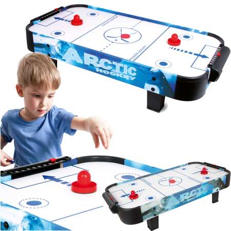 Duży stół do hokeja powietrznego do gry cymbergaj dla dzieci gra Air Hockey 100x52 cm