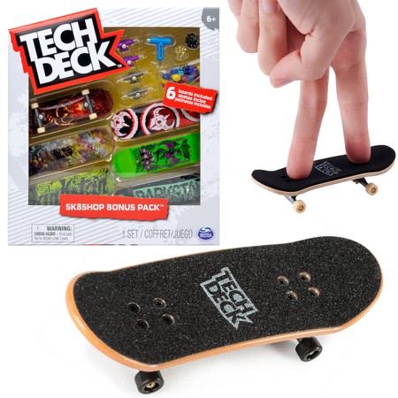 Fingerboard Zestaw deskorolek 6pak Bonus Pack Darkstar + Akcesoria Tech Deck