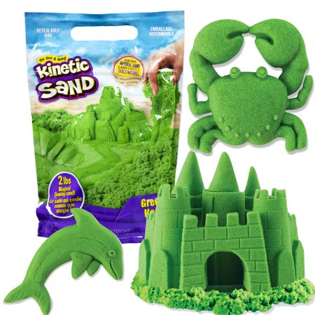 Kinetic Sand piasek kinetyczny żywe kolory zielony 930g