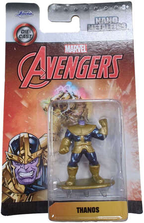 Marvel Figurka Kolekcjonerska Anagonista Thanos Avengers Nano Metalfigs 4cm