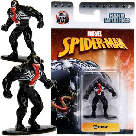 Marvel Figurka Kolekcjonerska Venom Spider-Man Nano Metalfigs 4cm