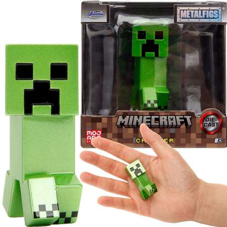 Minecraft Metalowa figurka kolekcjonerska Creeper Potwór 6 cm