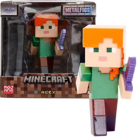 Minecraft metalowa Figurka kolekcjonerska Alex Metalfigs 6 cm
