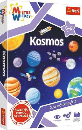 Mistrz wiedzy Kosmos Planszowa gra edukacyjna Trefl