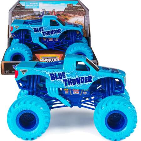 Monster Jam Metalowy Pojazd 1:24 Blue Thunder