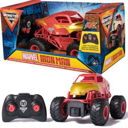 Monster Jam zdalnie sterowane auto Iron Man RC Monster Truck 18 cm