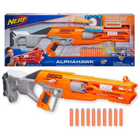 NERF N-Strike Elite wyrzutnia Alphahawk 10 strzałek