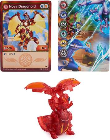 OUTLET Bakugan Legends świecąca figurka Nova Dragonoid i karty PO ZWROCIE