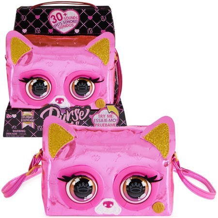 OUTLET Purse Pets Flashy Frenchie Kotek torebka interaktywna z oczami Dźwięk USZKODZONA