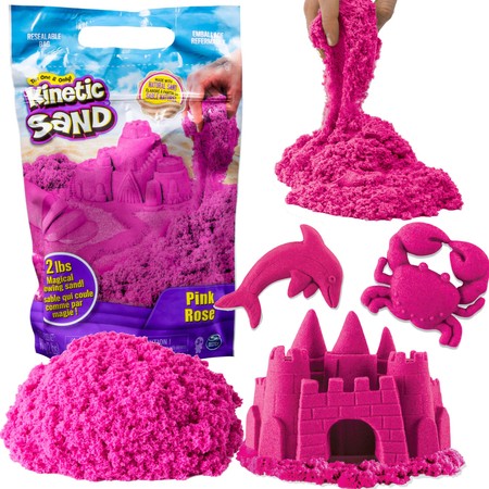 Piasek kinetyczny Kinetic Sand Shimmer błyszczący różowy 907 g