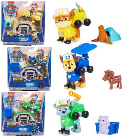 Psi Patrol Figurki Big Truck Pups Hero Pup Rubble, Chase, Rocky + akcesoria