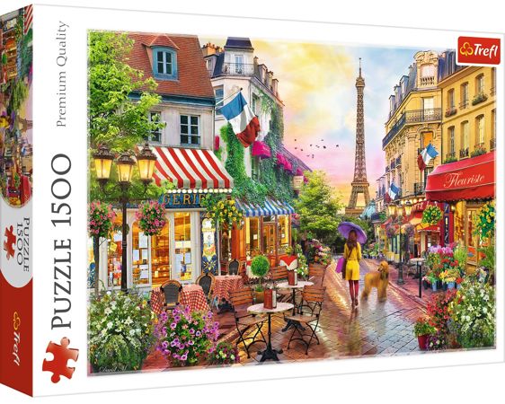 Puzzle 1500 Urok Paryża Wieża Eiffla Trefl